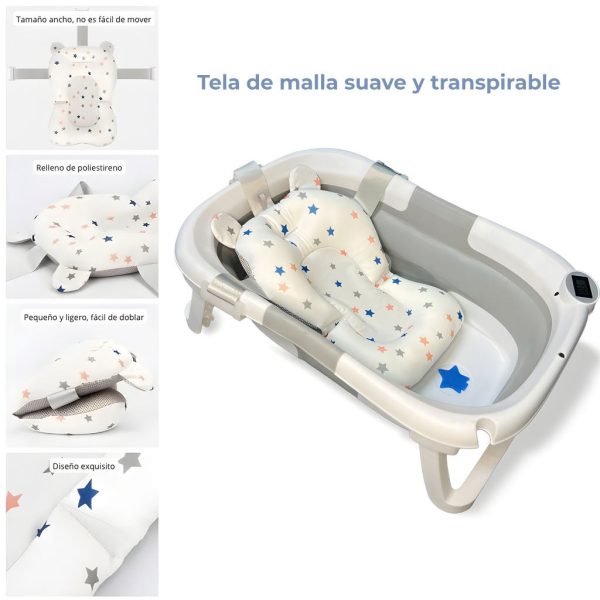 Cojín reductor para bañera bebé | Modelo Estrellitas | Beneficios