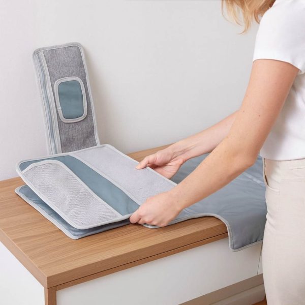Cambiador para Bebé Portátil y Plegable, color Gris | Diseño Plegable