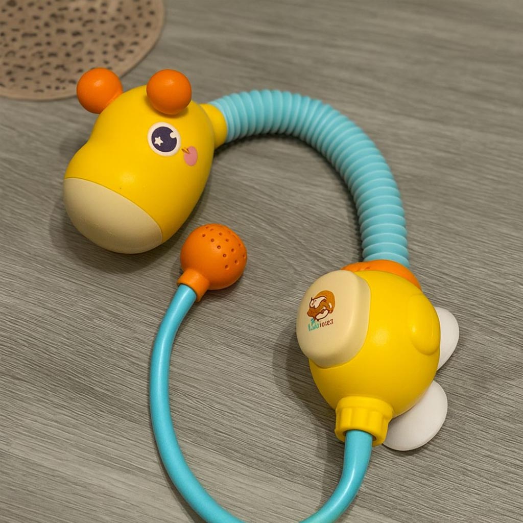 Juguete de baño grifo con forma de jirafa, multicolor | Detalle