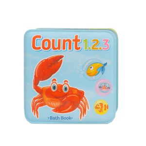 Juguete de baño libro educativo impermeable, multicolor