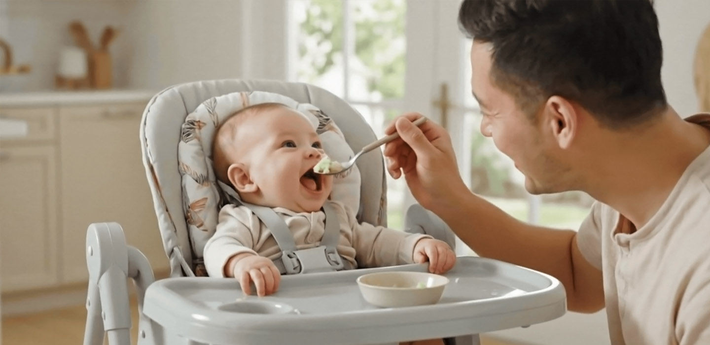 Cómo elegir la trona para tu bebé al empezar la alimentación complementaria