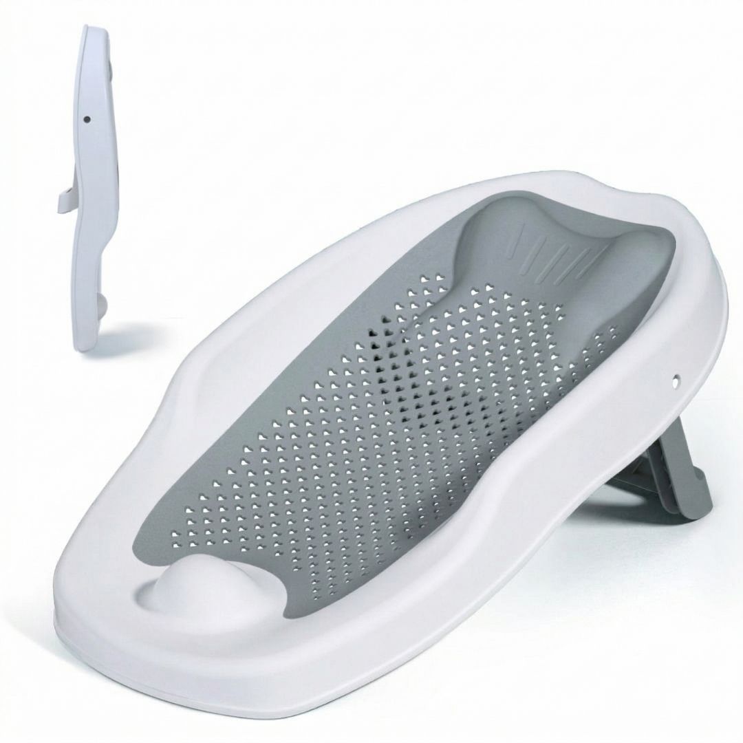 Hamaca de baño ergonómica, color gris