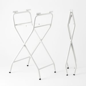 Soporte plegable para bañera bebé, color Blanco