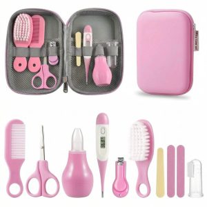 Set de manicura, higiene y cuidado para el bebé, color rosa