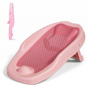 Hamaca de baño ergonómica, color rosa