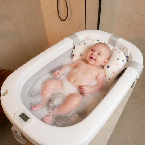 Cojín reductor para bañera de bebé, estrellitas | Detalle Uso Bebé
