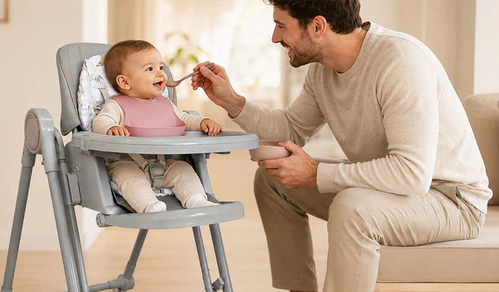 Cómo elegir la trona para tu bebé al empezar la alimentación complementaria