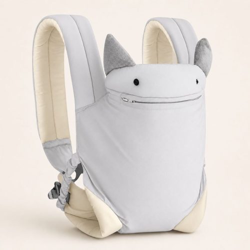 Mochila portabebés ergonómica, gris | Detalle Principal