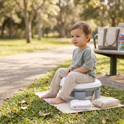 Orinal infantil plegable y portátil con reductor WC