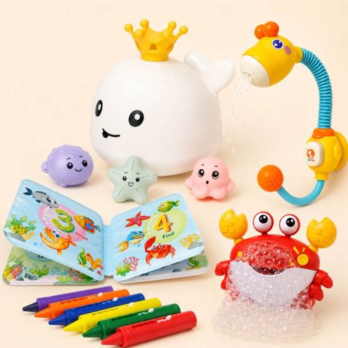 Pack de juguetes de baño DINÁMICO | Detalle Principal