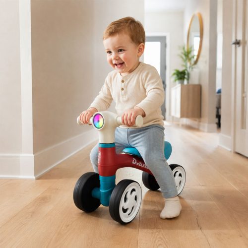 Bicicleta de paseo infantil sin pedales, de 1 a 3 años | Detalle Uso Interior en Casa